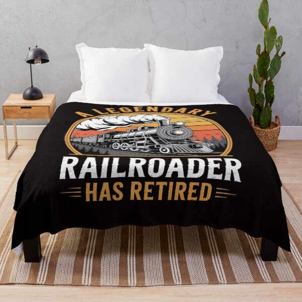 Item preview, A Legendary Railroader Has Retired Retirement Party designed and sold by LapFemile.