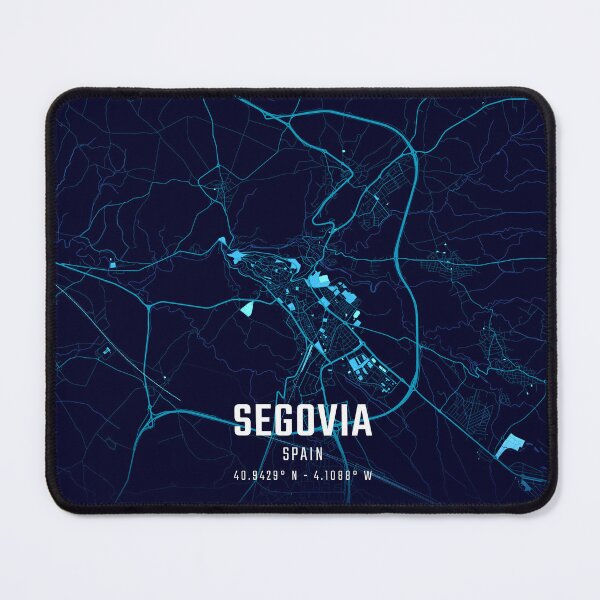 Item preview, Segovia Midnight City Map designed and sold by HomeLivingCo.