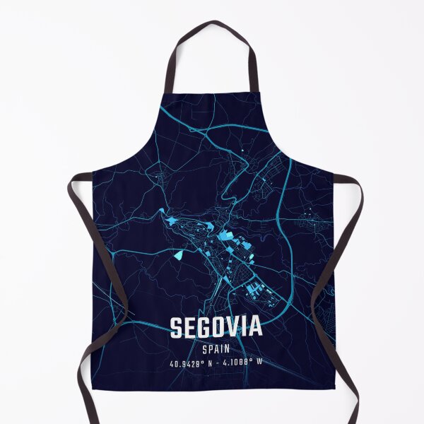 Item preview, Segovia Midnight City Map designed and sold by HomeLivingCo.