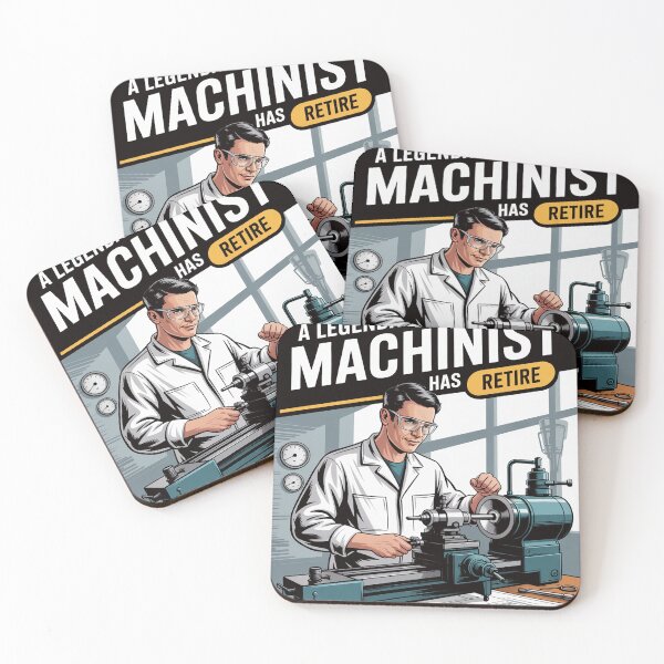 Item preview, A Legendary Machinist Has Retired Machinist Retirement Party designed and sold by LapFemile.
