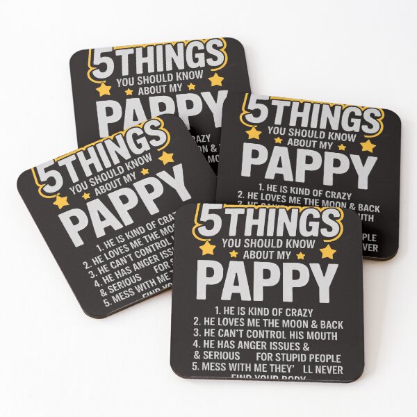Item preview, 5 Things Grandpa Pappy Crazy Gift Idea designed and sold by LapFemile.