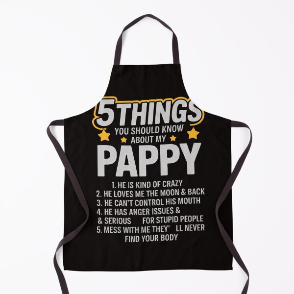 Item preview, 5 Things Grandpa Pappy Crazy Gift Idea designed and sold by LapFemile.