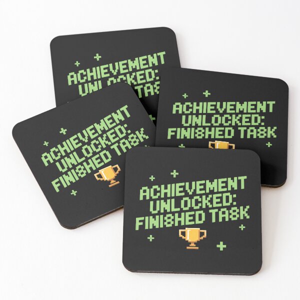Item preview, Achievement Unlocked Pixel Trophy Design designed and sold by SplashTastic.