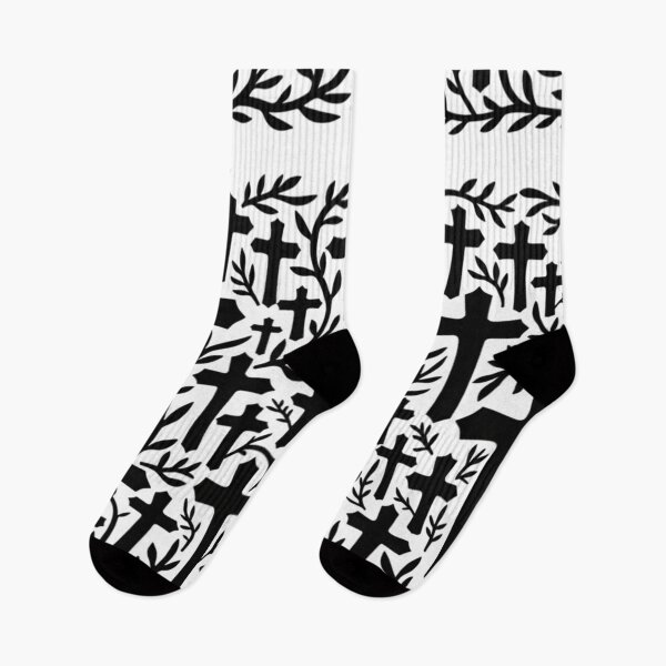 Item preview, Black White Moiré Seamless Pattern | Minimalist Kinetic Cross Vine Repeat designed and sold by ebocraft.