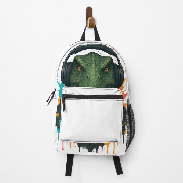 Item preview, T-Rex Dinosaur – Streetwear Graffiti Hoodie Headphones Art designed and sold by thtCMRAguy.