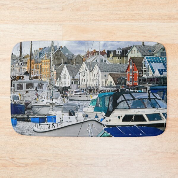 Item preview, Haugesund Harbour Cityscape Norway designed and sold by Martyn R Arnold Fine Art Nature & Landscape Photography.