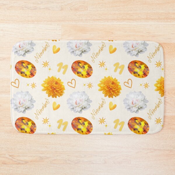 Item preview, November Birthstone & Flower Pattern designed and sold by LoviqueLab.