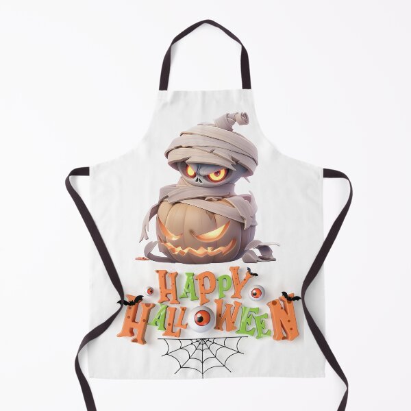 Item preview, 3D Mummy Pumpkin Happy Halloween Graphic | Spooky Cute Glowing Eyeballs Design designed and sold by Ananda-Apparel.