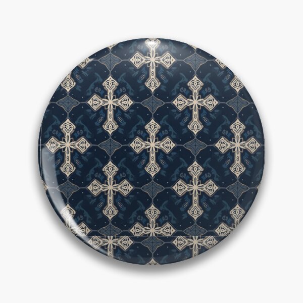 Item preview, Art Deco Cross Moiré Seamless Pattern | Geometric Faith Revival Decor Repeat designed and sold by ebocraft.