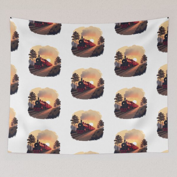 Item preview, Train to the Hidden World – Mystical Steam Train Adventure Art designed and sold by Fanatic Nerd.