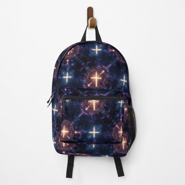 Item preview, Celestial Cross Moiré Seamless Pattern | Cosmic Nebula Spiritual Design Repeat designed and sold by ebocraft.