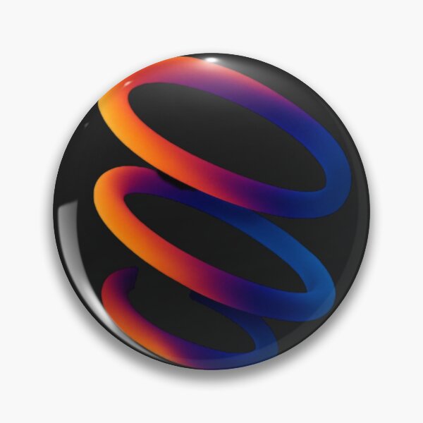 Item preview, Neon Spiral Glow T-Shirt – Futuristic Gradient Loop Streetwear Art designed and sold by KDesignCrafts.