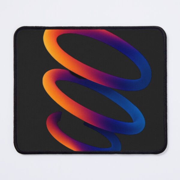 Item preview, Neon Spiral Glow T-Shirt – Futuristic Gradient Loop Streetwear Art designed and sold by KDesignCrafts.