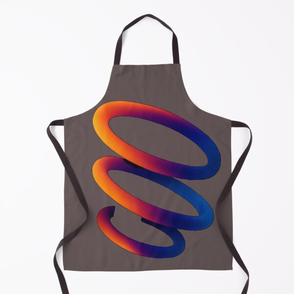 Item preview, Neon Spiral Glow T-Shirt – Futuristic Gradient Loop Streetwear Art designed and sold by KDesignCrafts.