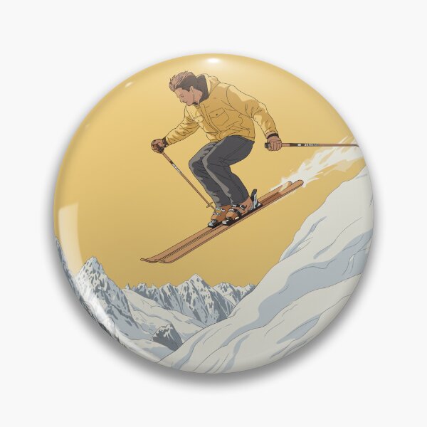 Item preview, Pontresina Vintage Ski Poster – Retro Swiss Alps Winter Sports Wall Art designed and sold by paulo silveira.