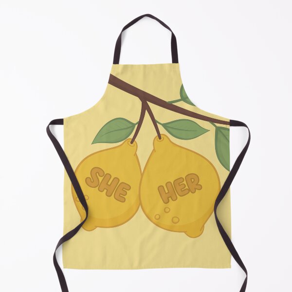 Item preview, Lemons She/Her Pronouns designed and sold by MoonMint.