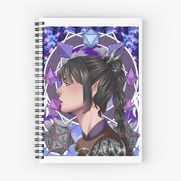 Item preview, Shadowheart de estilo Art Nouveau de Baldur's Gate 3 designed and sold by Chairae Art.
