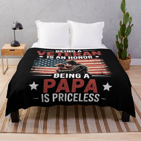 Item preview, Being A Veteran Is An Honor Being Papa Is Priceless designed and sold by TorjeARTStore.