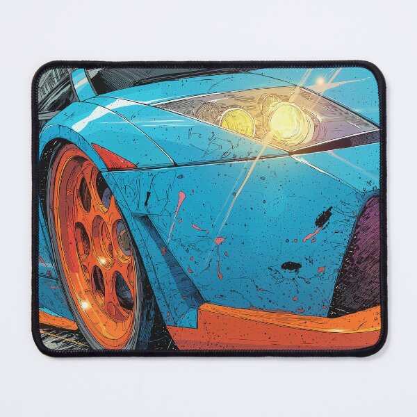 Item preview, Graffiti sports car close-up designed and sold by PixelPack Design.