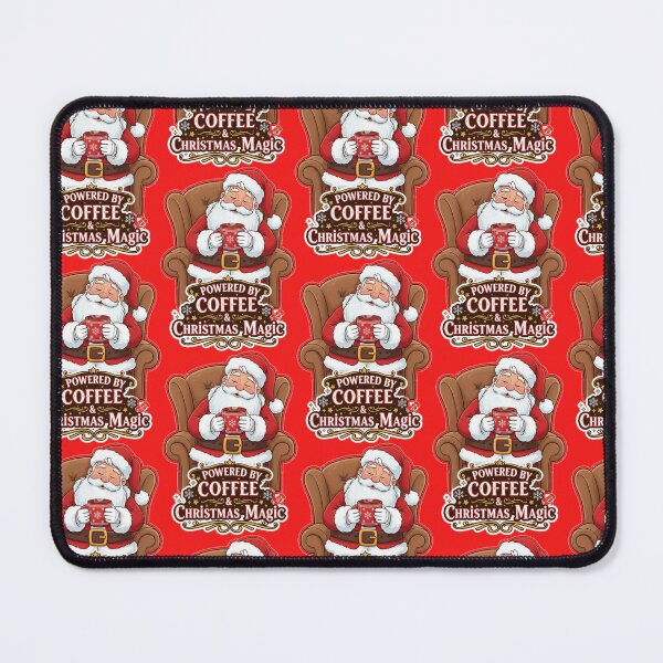 Item preview, Sleepy Santa – Powered by Coffee & Christmas Magic designed and sold by NeerPrema.