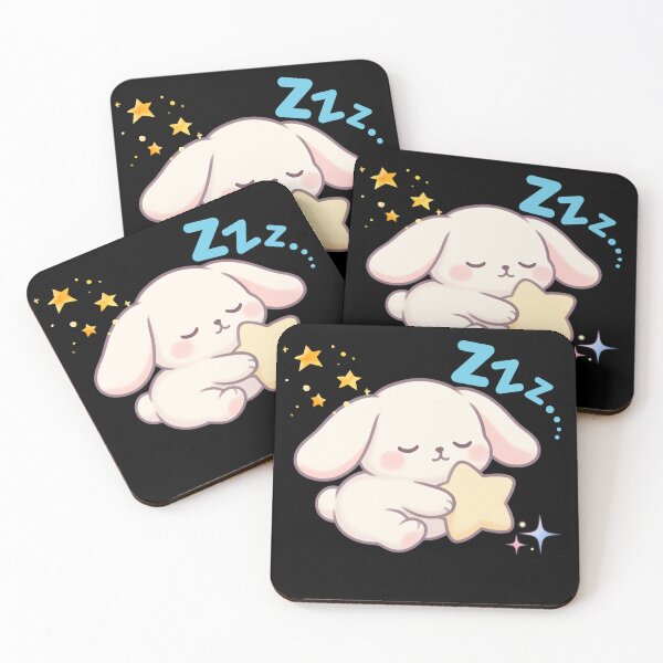 Item preview, Sleepy Floppy Bunny Dream Art Board Prints designed and sold by loccotown168.