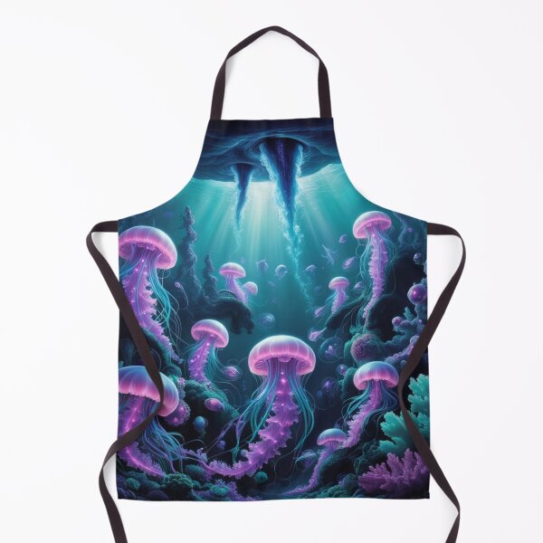 Item preview, Mystic Purple Jellyfish Deep Sea Glow designed and sold by Bilikaru.