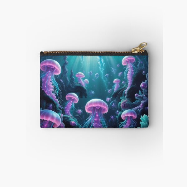 Item preview, Mystic Purple Jellyfish Deep Sea Glow designed and sold by Bilikaru.