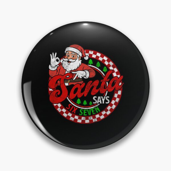 Item preview, Santa Says Retro Claus Six Seven Holiday Bruh Happy Santa designed and sold by ChadnoSmith.