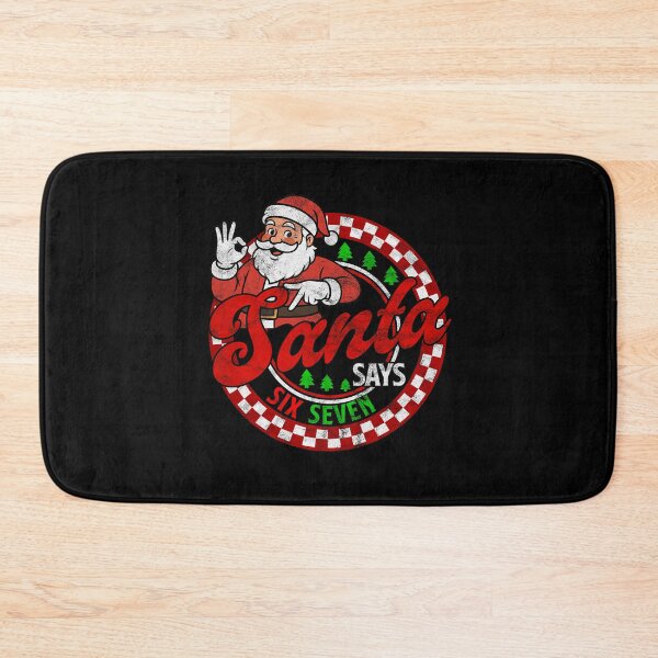 Item preview, Santa Says Retro Claus Six Seven Holiday Bruh Happy Santa designed and sold by ChadnoSmith.