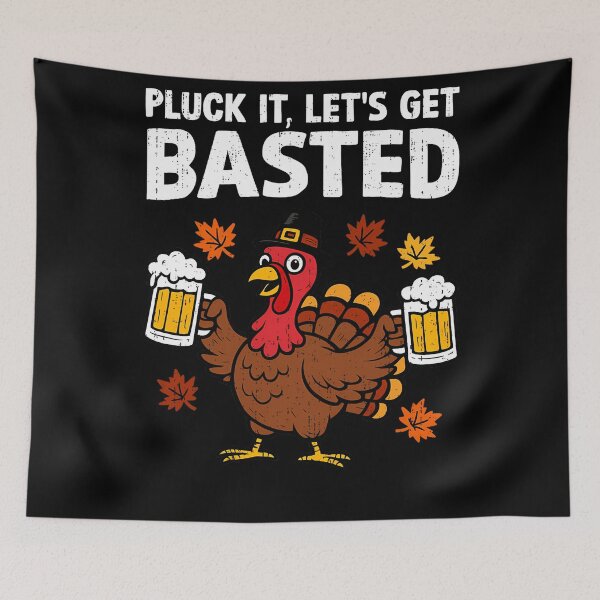 Item preview, Lets Thanksgiving Vintage Get Pluck Happy Holiday It Quote Basted designed and sold by HollyShabero.