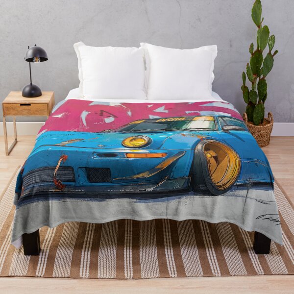 Item preview, Graffiti sports car three-quarter view designed and sold by PixelPack Design.