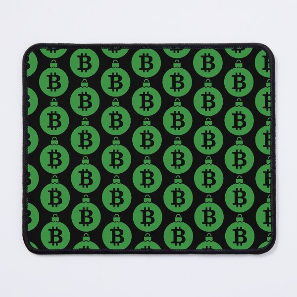 Item preview, Bitcoin Christmas Ornament Crypto Design Green designed and sold by CyberRex.