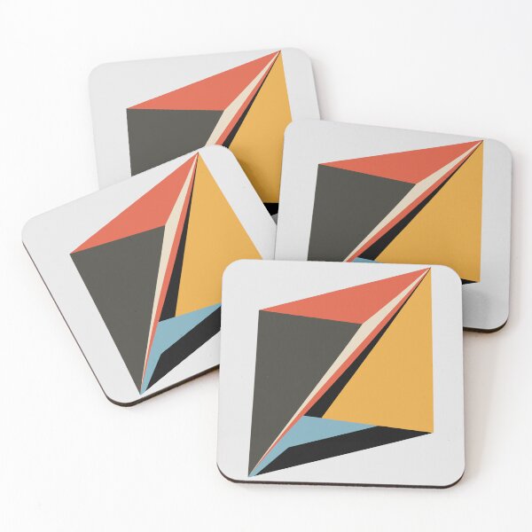 Item preview, Fine Geometric Art Poster – Minimalist  Abstract Triangles | Modern Constructivist Wall Decor designed and sold by paulo silveira.
