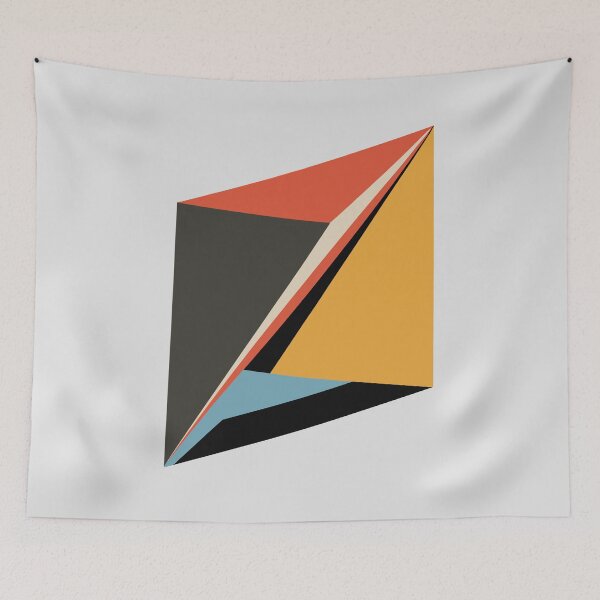 Item preview, Fine Geometric Art Poster – Minimalist  Abstract Triangles | Modern Constructivist Wall Decor designed and sold by paulo silveira.