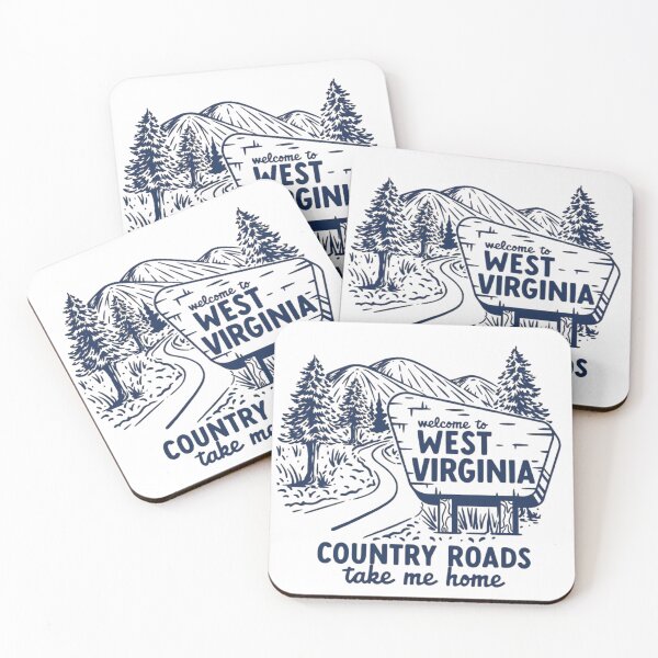 Item preview, West Virginia Country Roads Mountain designed and sold by Oniyasha.