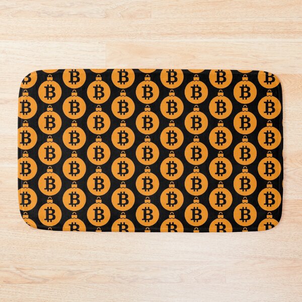 Item preview, Bitcoin Christmas Ornament Crypto Design Orange designed and sold by CyberRex.