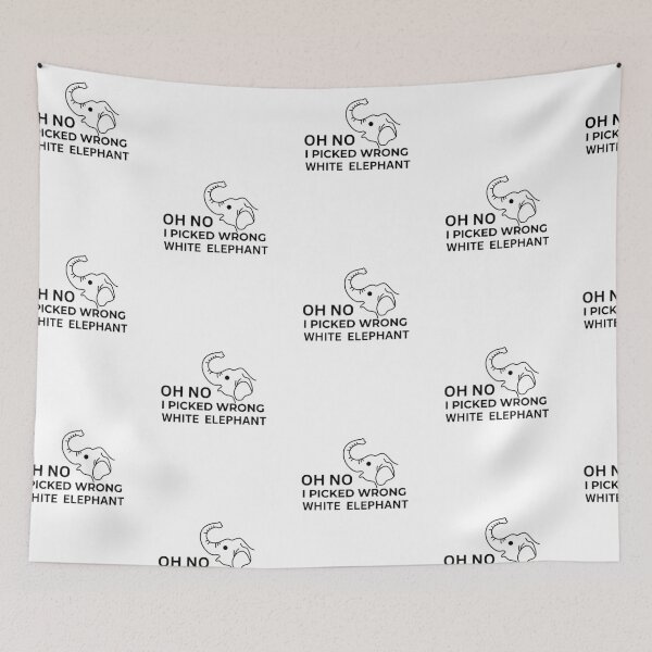 Item preview, Ho No I Picked Wrong White Elephant Holiday Gift designed and sold by Thread&Fable.