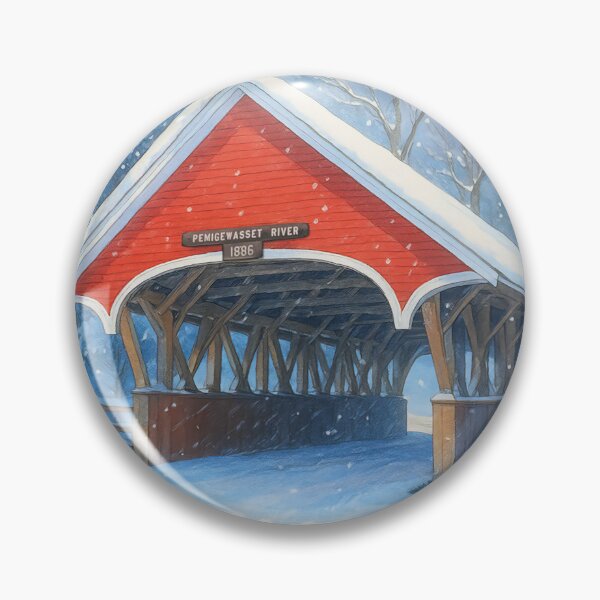 Item preview, The Historic Flume Covered Bridge designed and sold by Takeda-art.