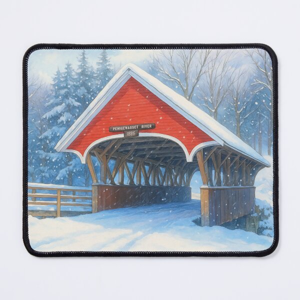 Item preview, The Historic Flume Covered Bridge designed and sold by Takeda-art.