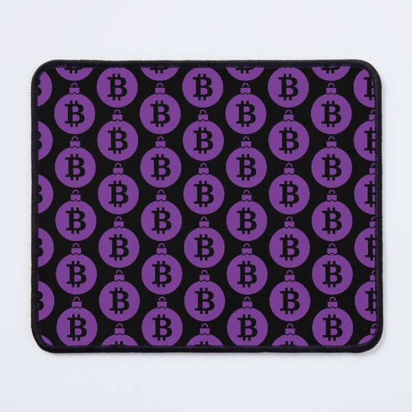 Item preview, Bitcoin Christmas Ornament Crypto Design Purple designed and sold by CyberRex.