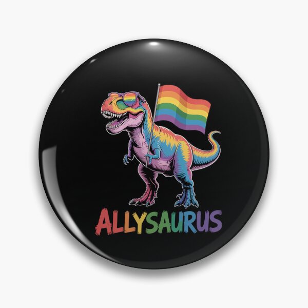 Item preview, Allysaurus Ally Lgbtq Pride Dinosaur designed and sold by NewIdeasSArt.