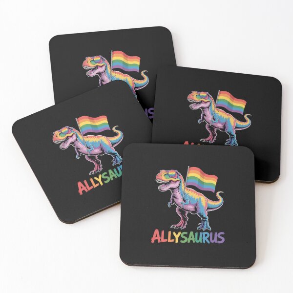 Item preview, Allysaurus Ally Lgbtq Pride Dinosaur designed and sold by NewIdeasSArt.