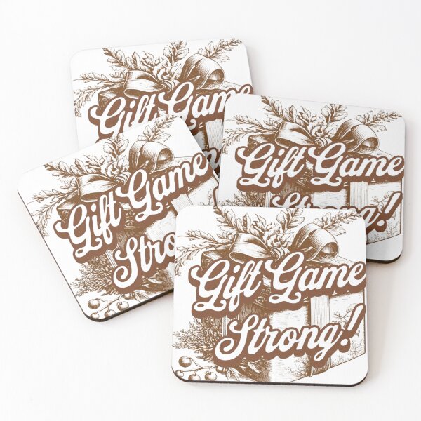 Item preview, Gift Game Strong – Vintage Holiday Present Graphic Design designed and sold by Feel Good Design.