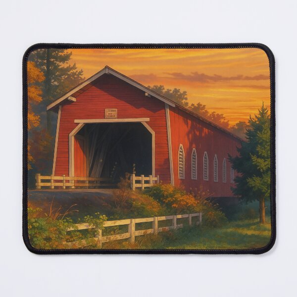 Item preview, The Historic Shimanek Covered Bridge designed and sold by Takeda-art.