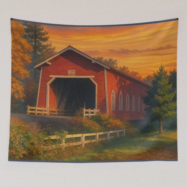 Item preview, The Historic Shimanek Covered Bridge designed and sold by Takeda-art.