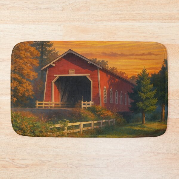Item preview, The Historic Shimanek Covered Bridge designed and sold by Takeda-art.