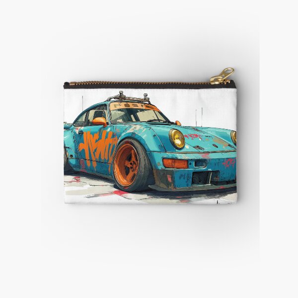Item preview, Graffiti sports car three-quarter view designed and sold by PixelPack Design.