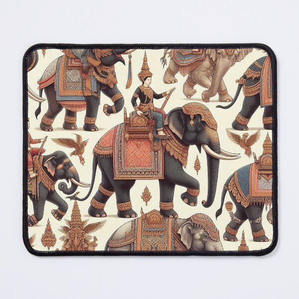 Item preview, The Charm of Elephants & Thai Motifs designed and sold by Vanich-Panich.