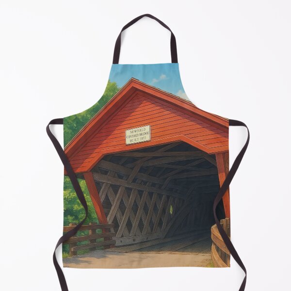 Item preview, The Historic Newfield Covered Bridge designed and sold by Takeda-art.