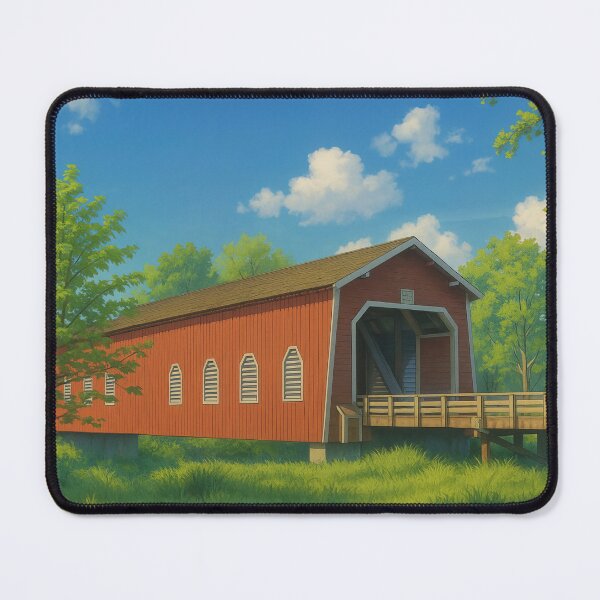 Item preview, The Historic Shimanek Covered Bridge designed and sold by Takeda-art.